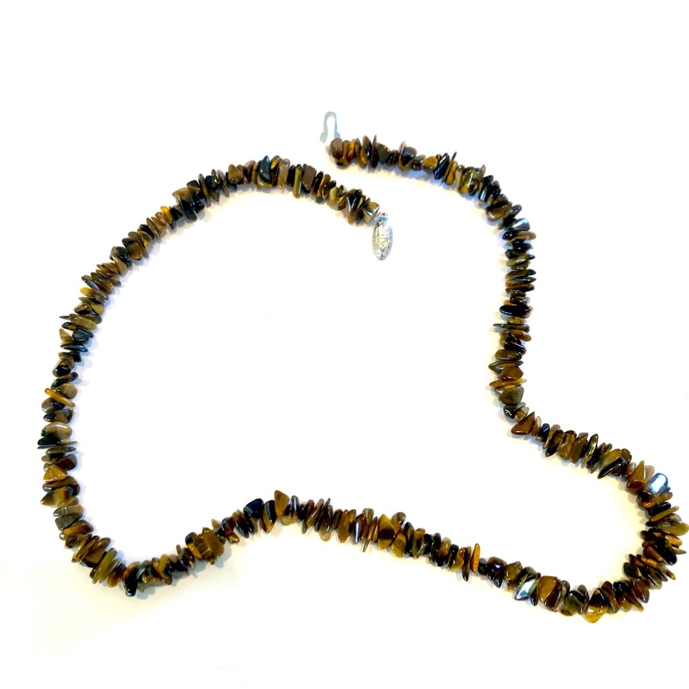 Tiger eye stone necklace